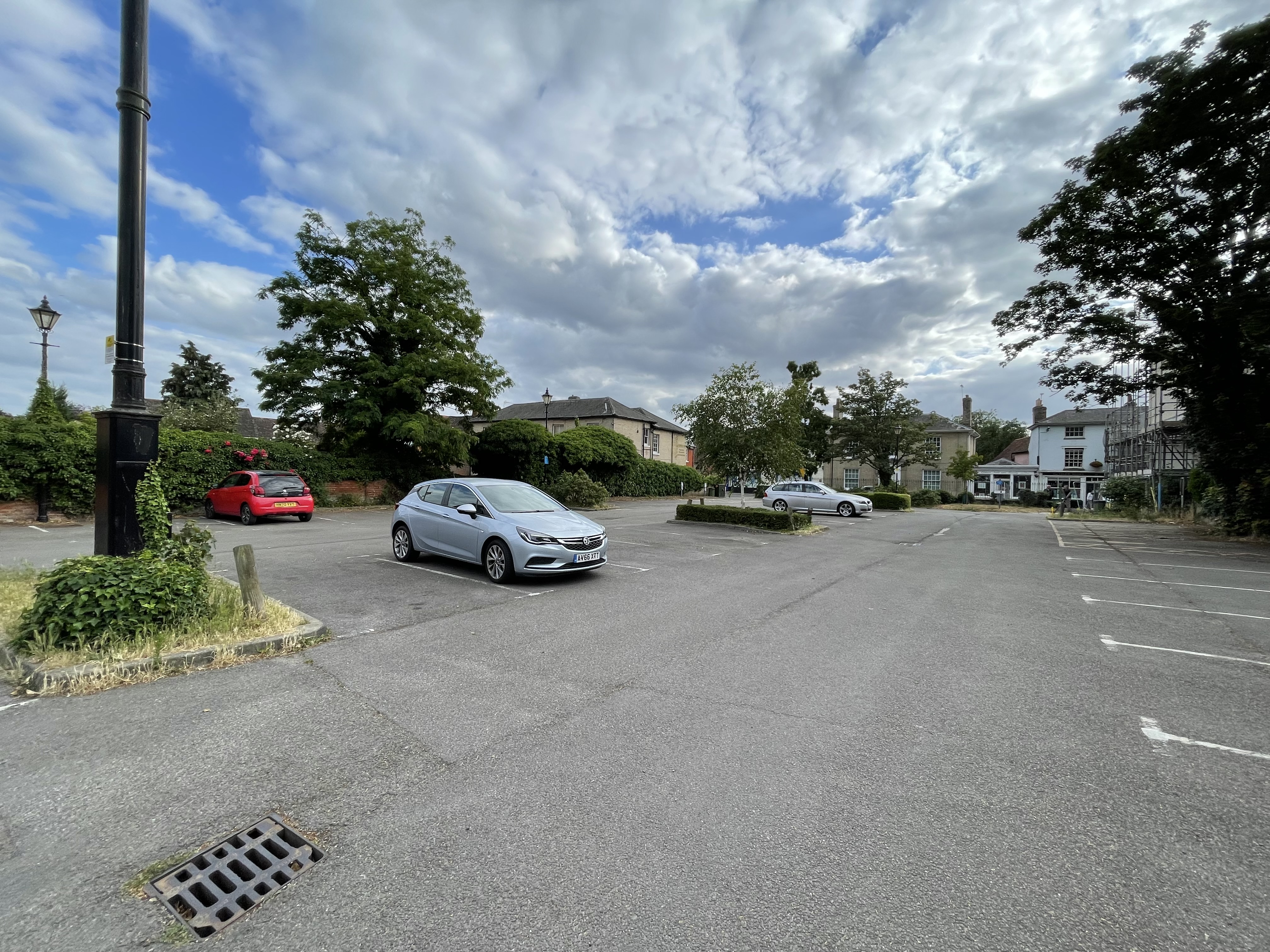 Magdalene Road car park in Hadleigh