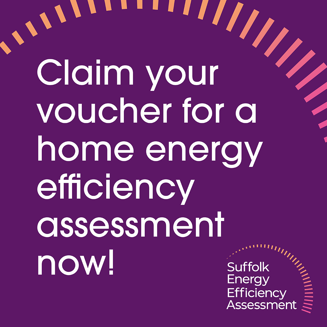 Suffolk Retrofit Assessment Voucher Scheme promotion graphic