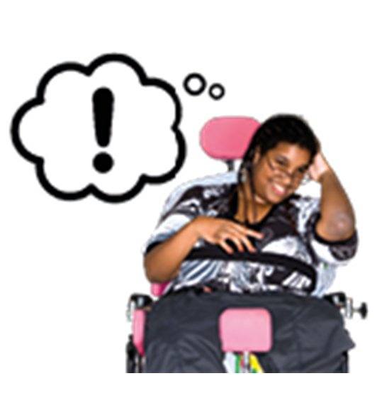 Image of a person seeking assistance