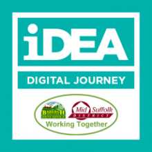 Babergh and Mid Suffolk District Councils Digital Journey Logo