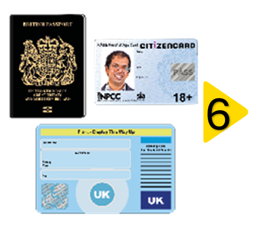 Image of example photographic identification